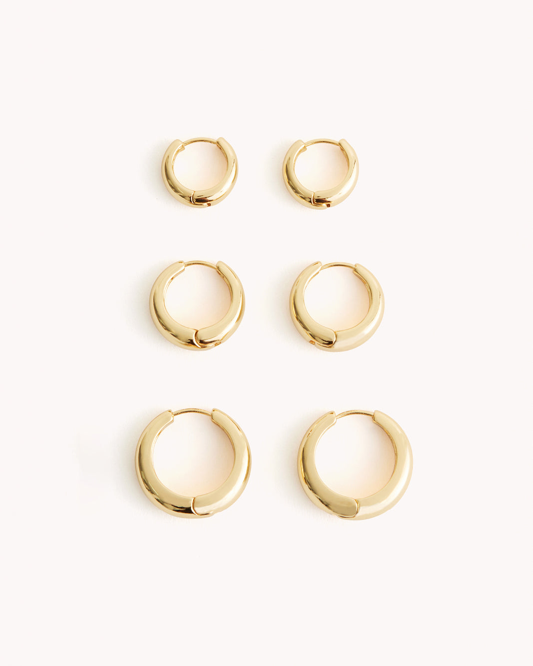 DIANCA 3 PACK EARRINGS - GOLD PLATED 18K-JEWELLERY-Billini-BILLINI USA