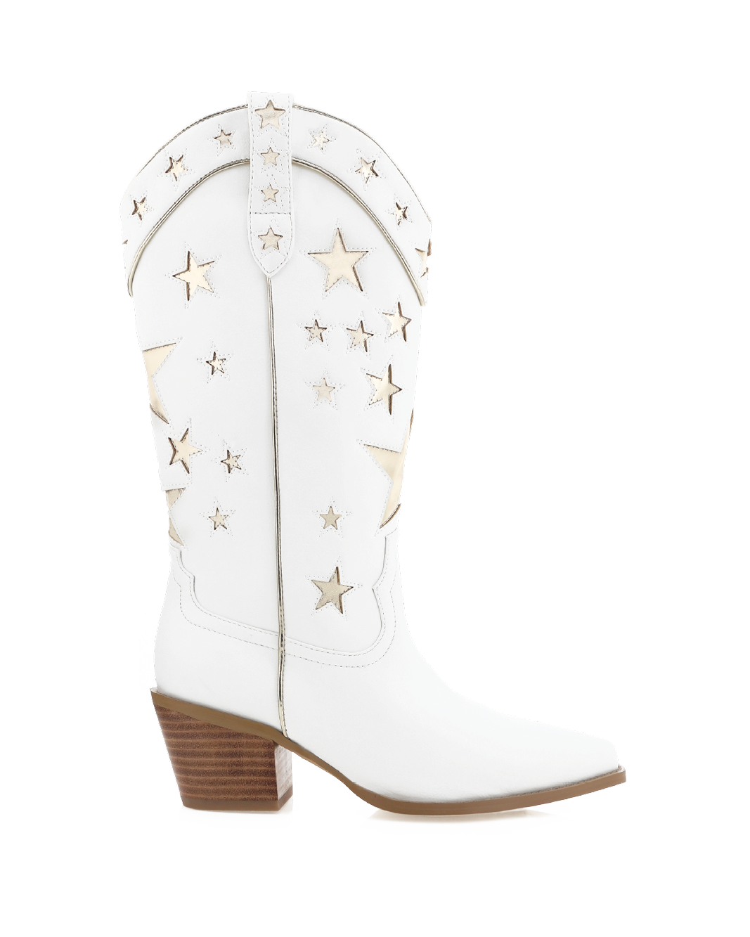 DOLLIE - WHITE-GOLD METALLIC-Boots-Billini-BILLINI USA