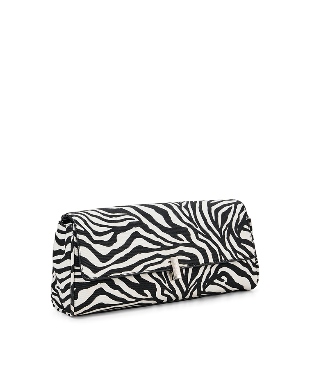 ELAINE CLUTCH BAG - ZEBRA-SILVER-Handbags-Billini-BILLINI USA