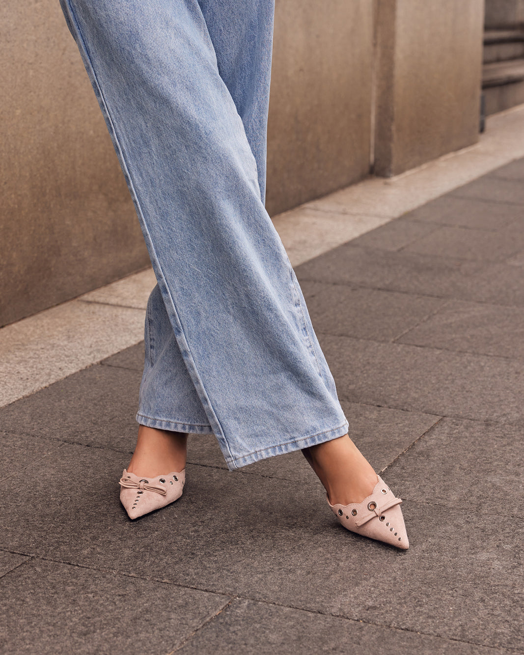 Dusty rose store suede pumps