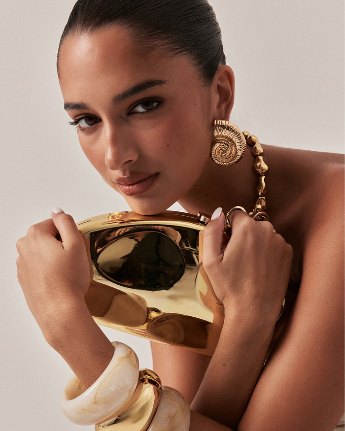 ELODY CLUTCH BAG - GOLD-Handbags-Billini-BILLINI USA