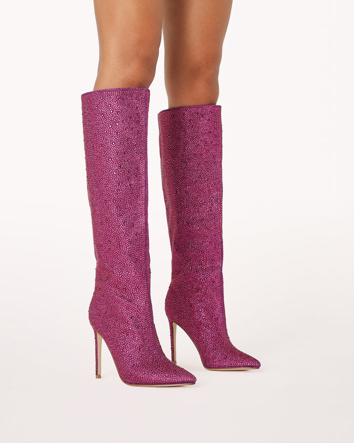 EMMALINE - MAGENTA RHINESTONE-Boots-Billini-BILLINI USA