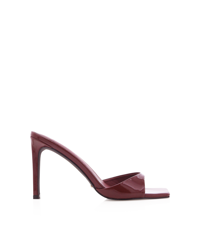 ESMERALDA - DARK CHERRY PATENT-Heels-Billini-BILLINI USA