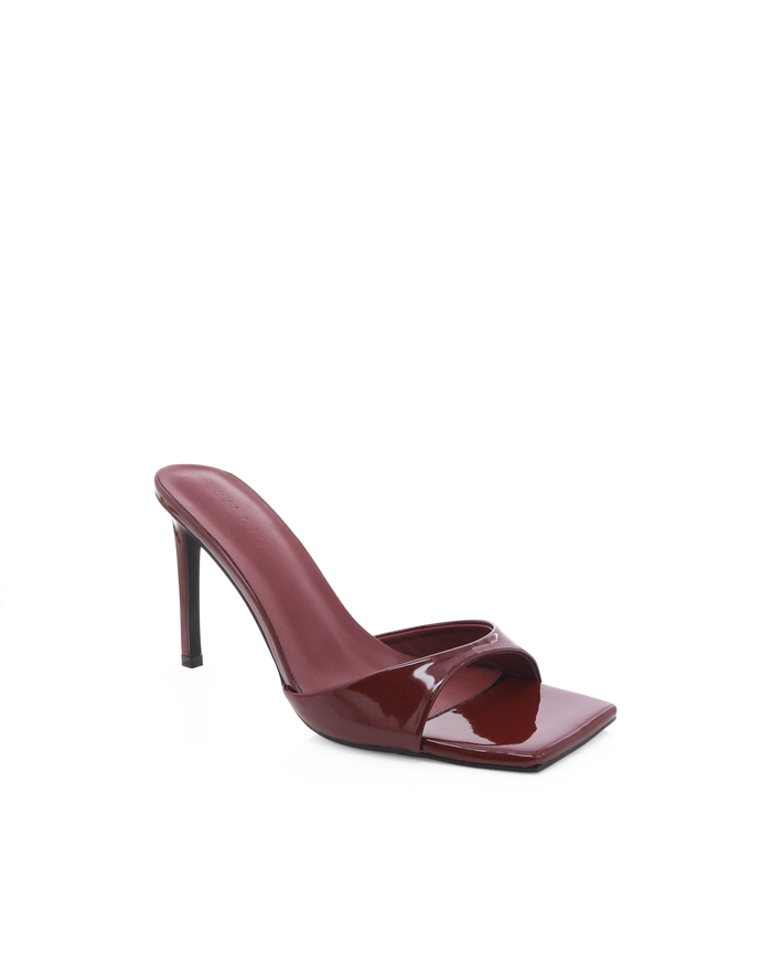 ESMERALDA - DARK CHERRY PATENT-Heels-Billini-BILLINI USA