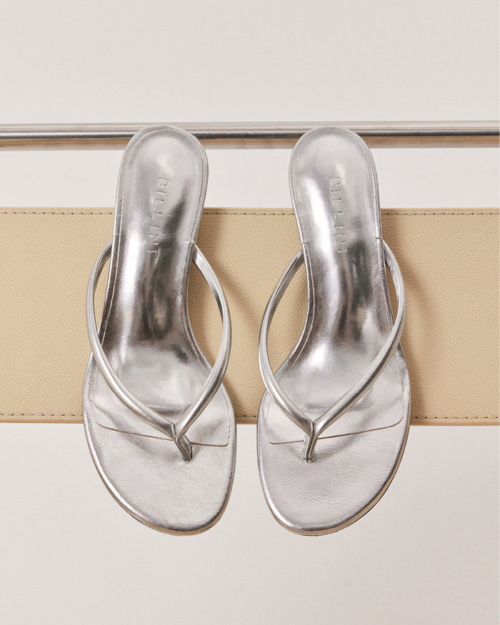 ESTI - SILVER METALLIC-Heels-Billini-BILLINI USA