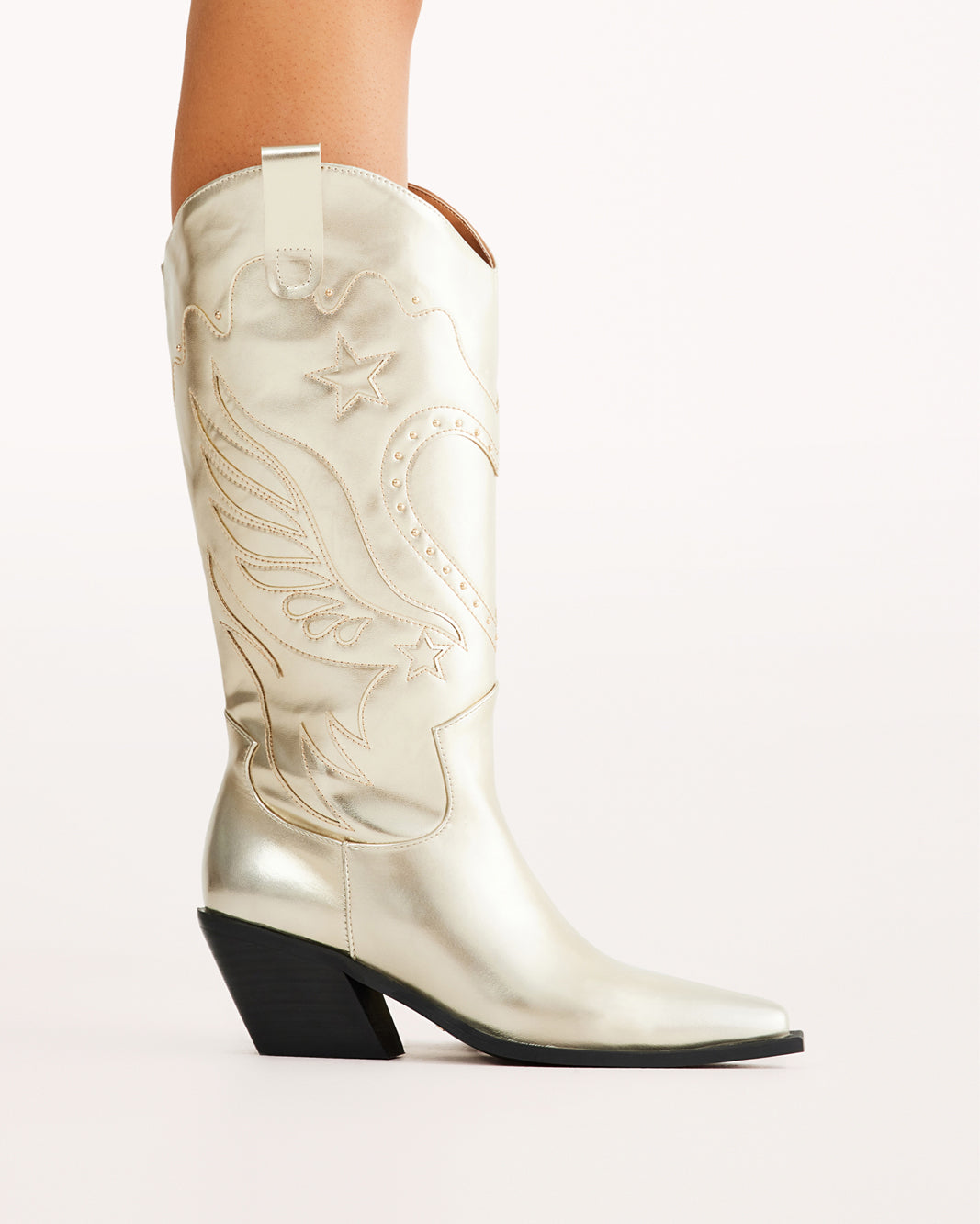 EVERLYN - GOLD METALLIC-Boots-Billini-BILLINI USA