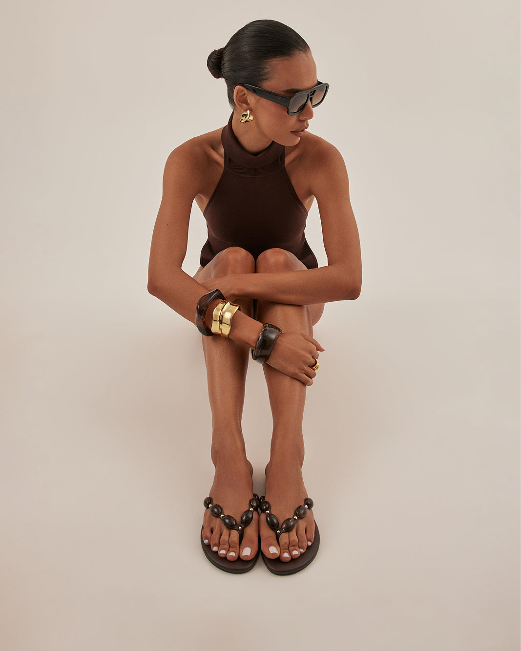 FARASHA - CHOCOLATE-Sandals-Billini-BILLINI USA