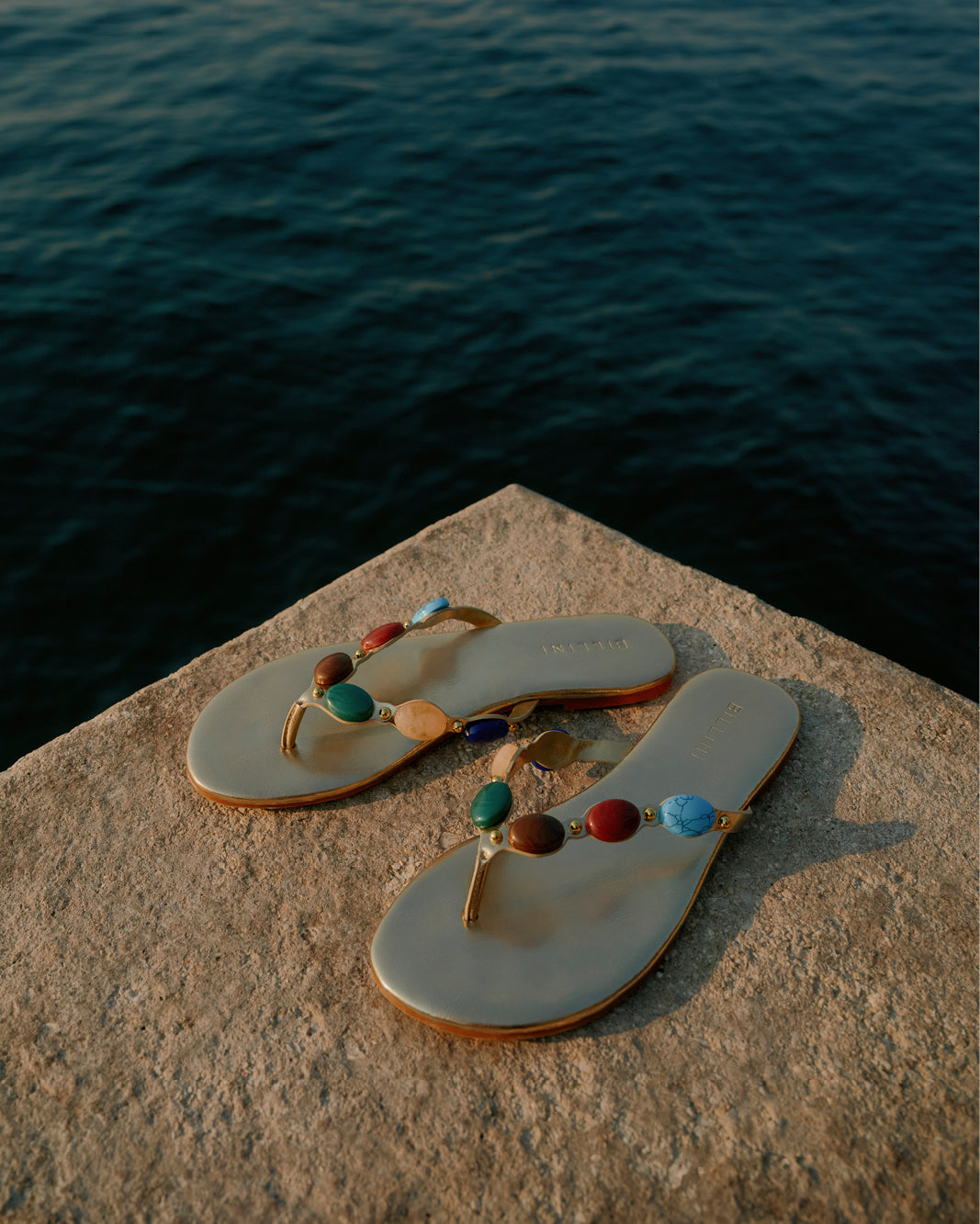 FARASHA - GOLD METALLIC MULTI-Sandals-Billini-BILLINI USA