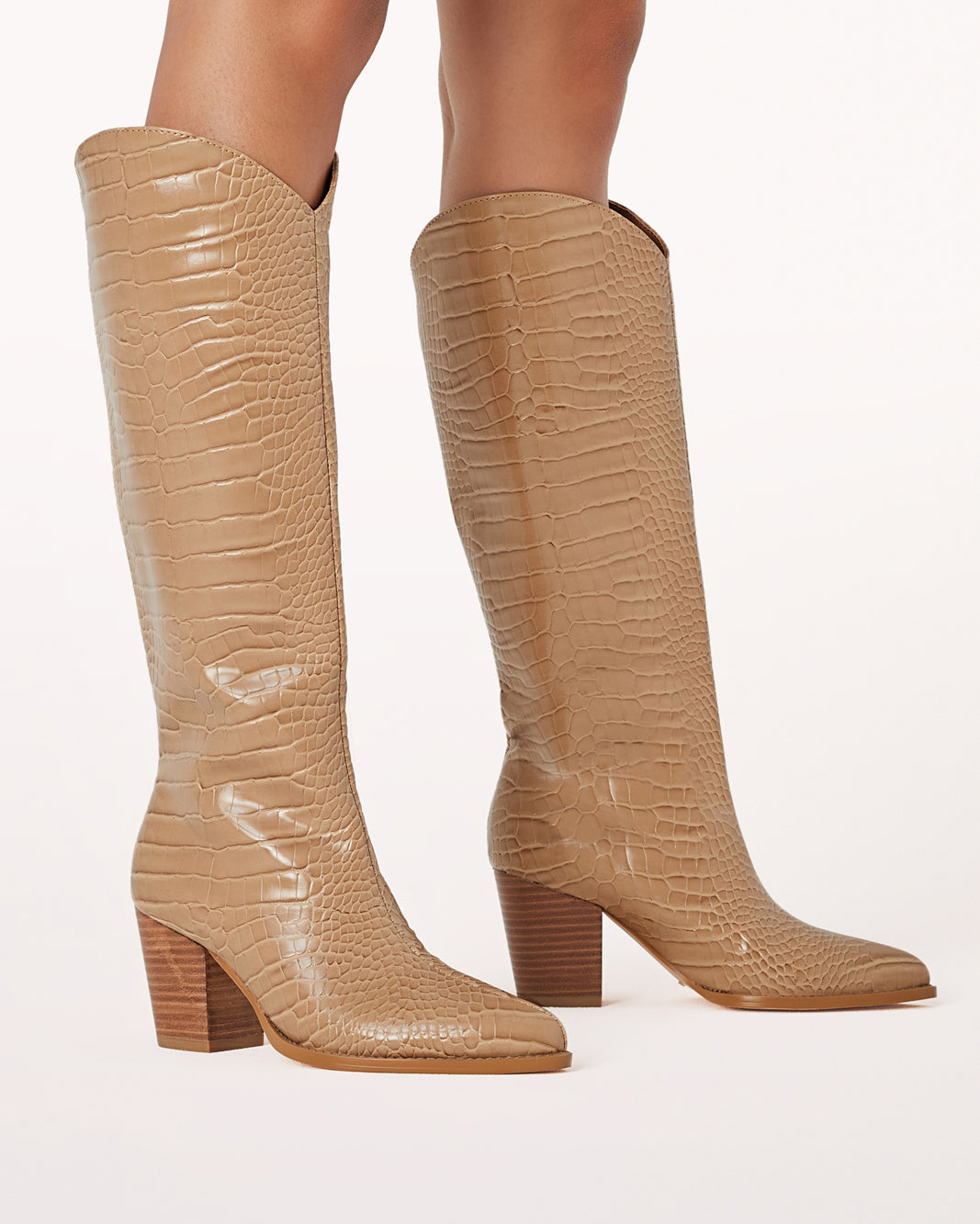 Missguided top croc boots