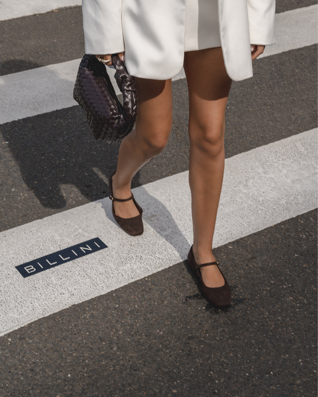 FION - DARK CACAO SUEDE-Flats-Billini-BILLINI USA