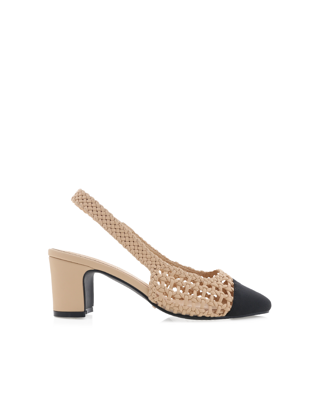 FLORIS - NOUGAT-BLACK GROSGRAIN-PUMPS-Billini-BILLINI USA