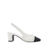 WHITE-BLACK GROSGRAIN