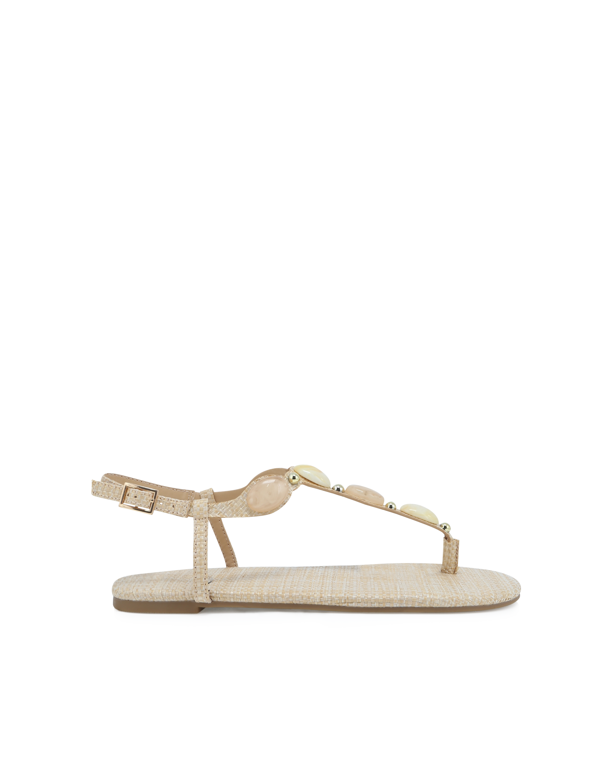 FRANCEEN - NATURAL RAFFIA-Sandals-Billini-BILLINI USA