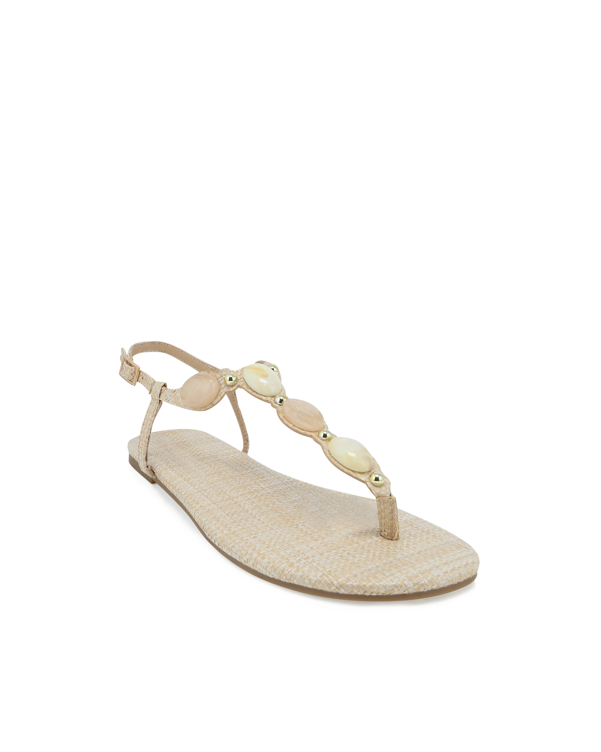 FRANCEEN - NATURAL RAFFIA-Sandals-Billini-BILLINI USA