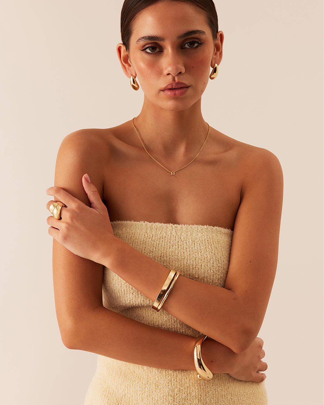 GAIZA BANGLE - GOLD-JEWELLERY-Billini-BILLINI USA