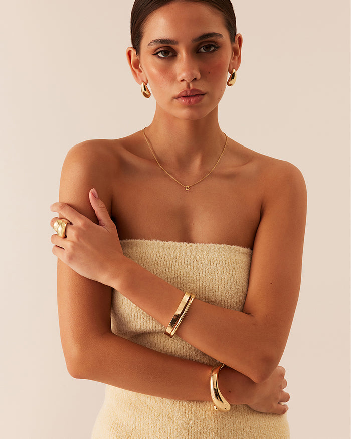 GAIZA BANGLE - GOLD-JEWELLERY-Billini-BILLINI USA