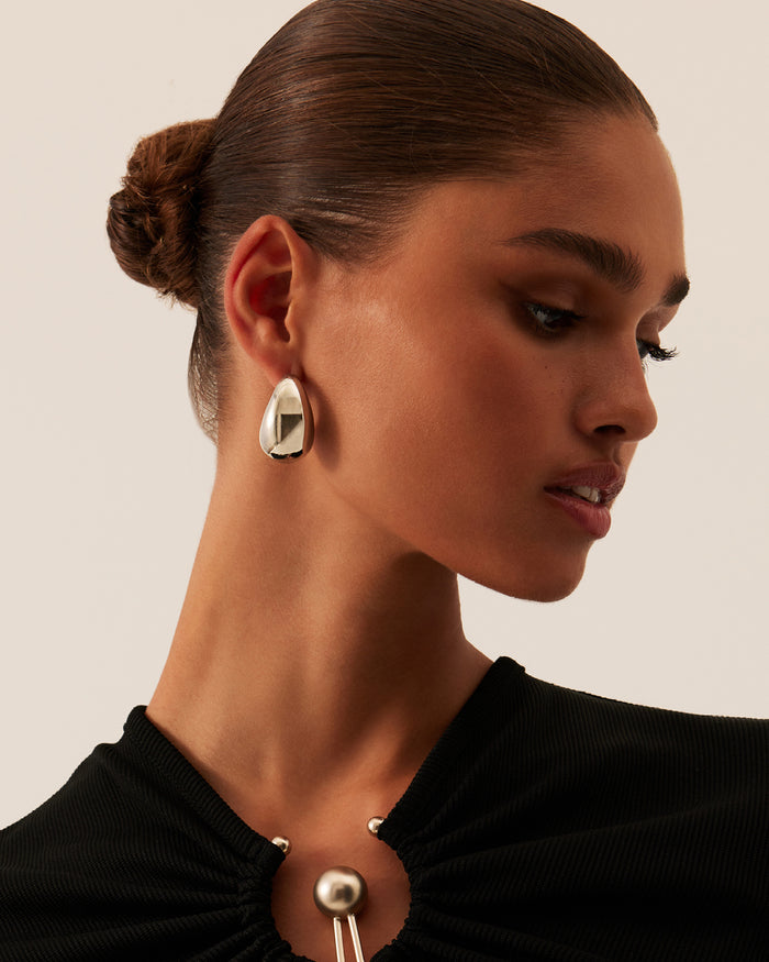 GAIZA EARRING - DARK SILVER-JEWELLERY-Billini-O/S-BILLINI USA