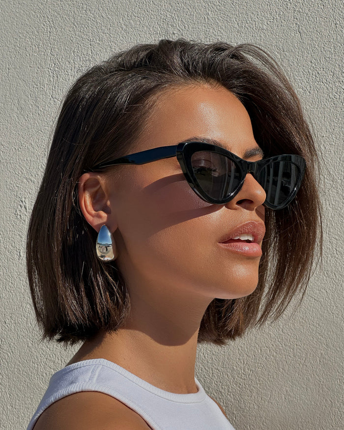 GAIZA EARRING - DARK SILVER-JEWELLERY-Billini-O/S-BILLINI USA