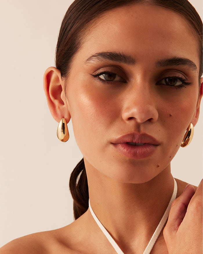 GENNA EARRING - GOLD-JEWELLERY-Billini-BILLINI USA
