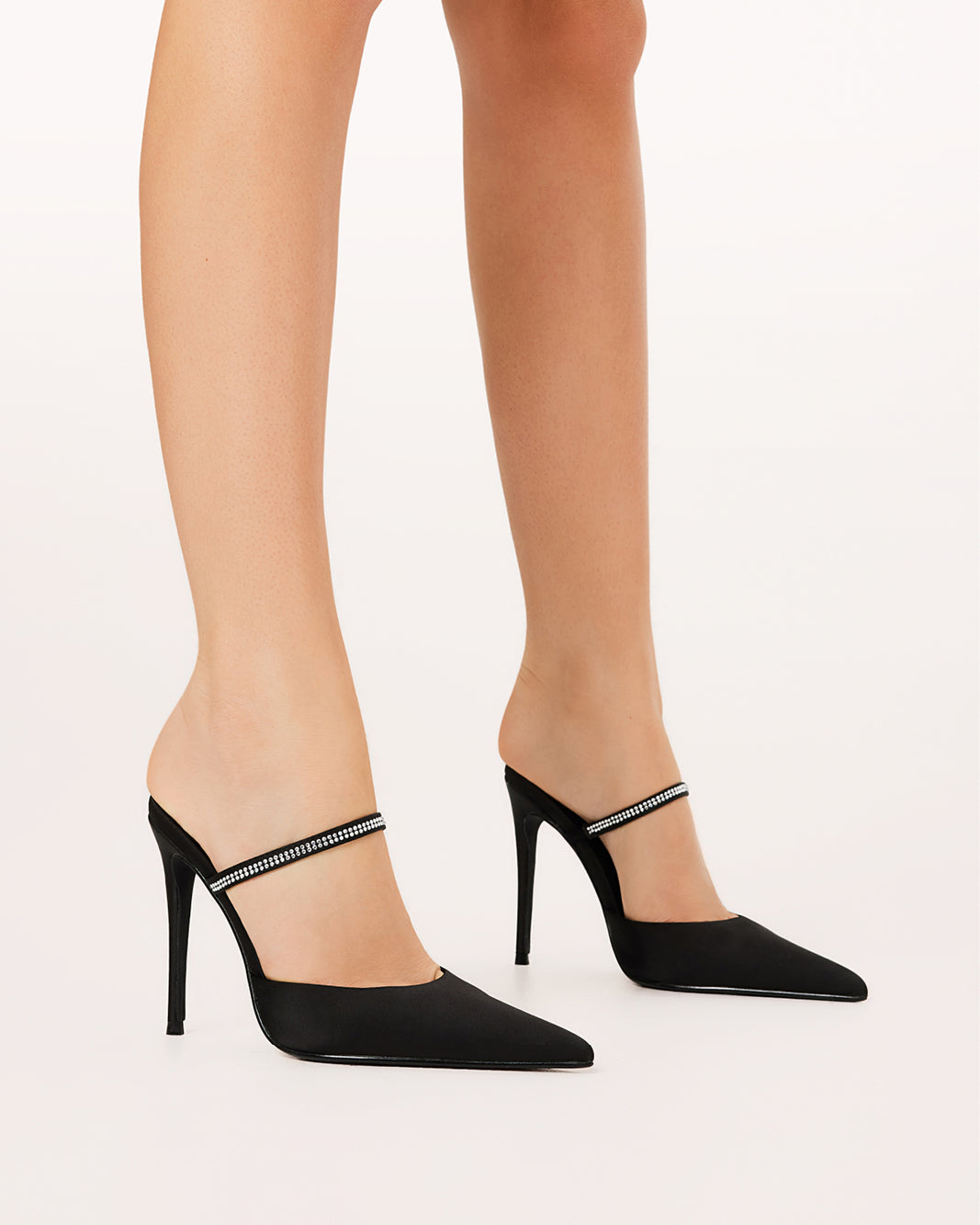 GIANELLA - BLACK SATIN-PUMPS-Billini-BILLINI USA