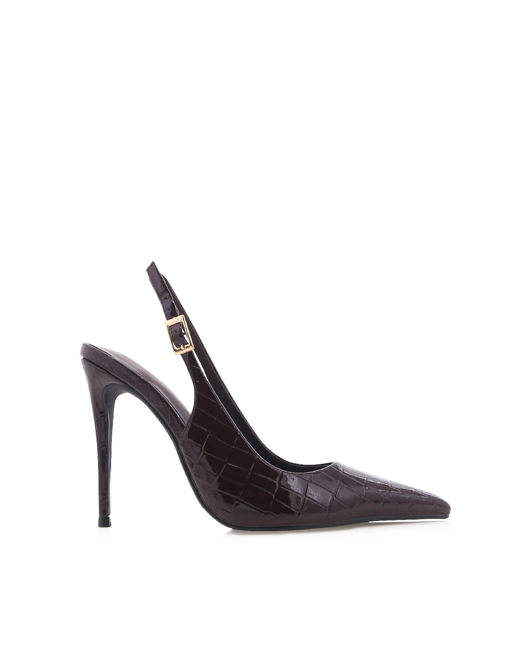 GIOVINA - DARK CACAO PATENT CROC-PUMPS-Billini-BILLINI USA