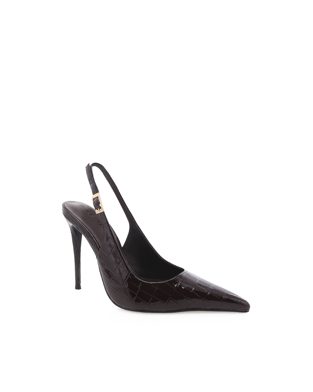 GIOVINA - DARK CACAO PATENT CROC-PUMPS-Billini-BILLINI USA