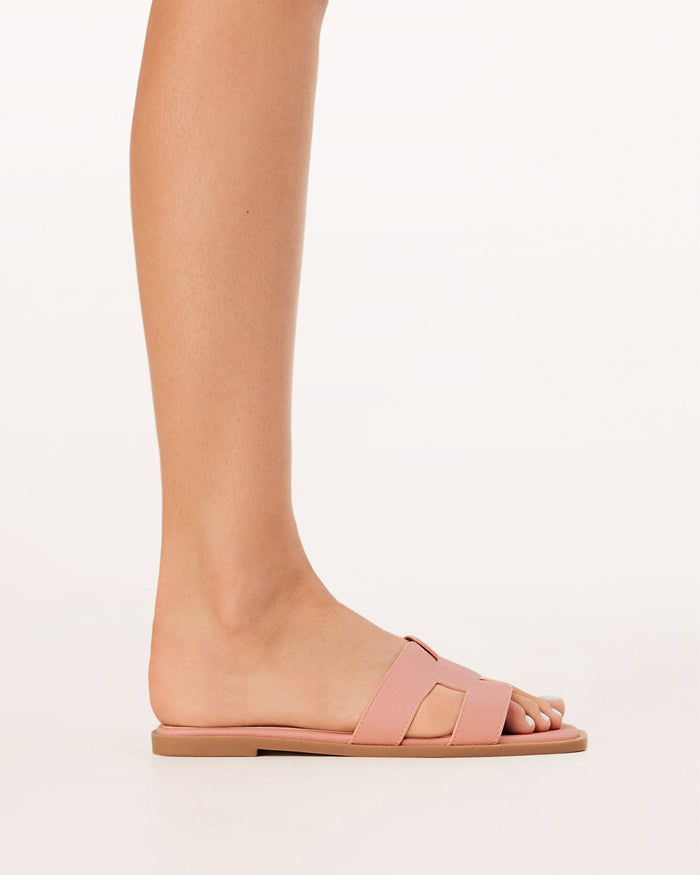 GORDY - DUSTY ROSE SAFFIANO SHINE-Sandals-Billini-BILLINI USA
