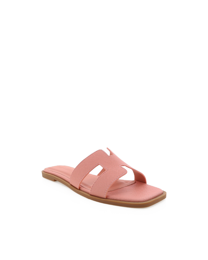 GORDY - DUSTY ROSE SAFFIANO SHINE-Sandals-Billini-BILLINI USA