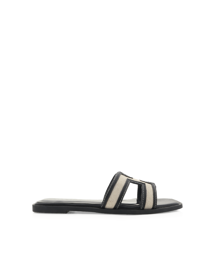 GORDY - WHEAT LINEN-BLACK-Sandals-Billini-BILLINI USA