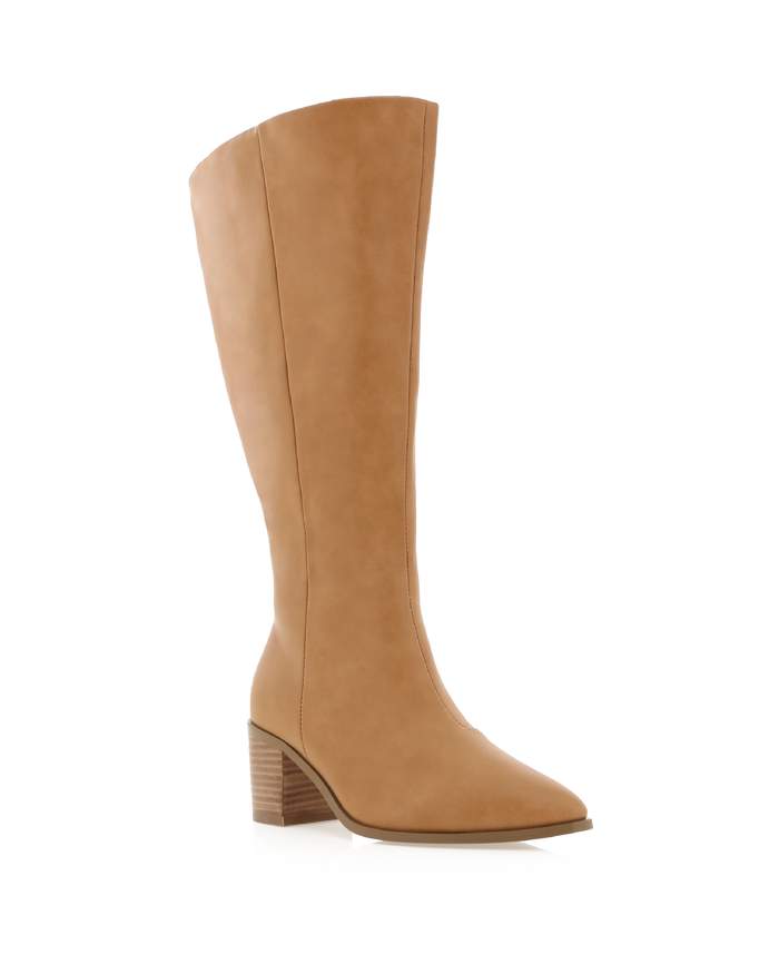 GRANGER EXTENDED CURVE - CAMEL CASUAL-Boots-Billini-BILLINI USA