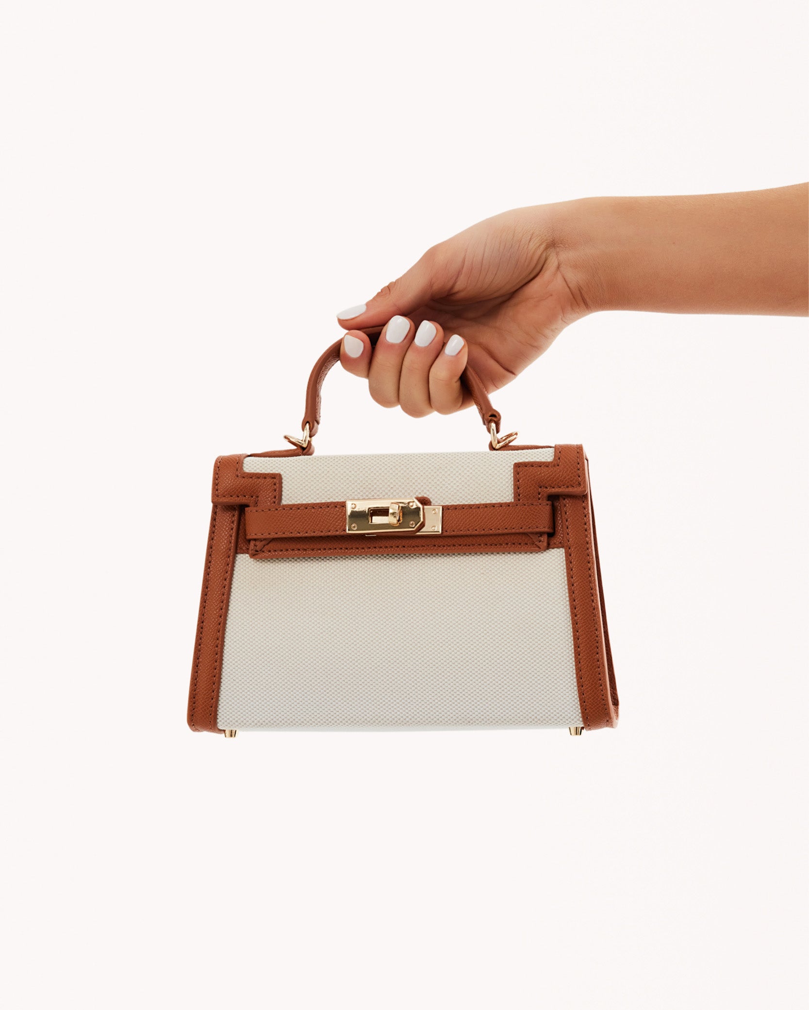 HARIETTE HANDLE BAG - NATURAL LINEN-TAN-Handbags-Billini-O/S-BILLINI USA