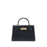 BLACK CROC SHINE-GOLD
