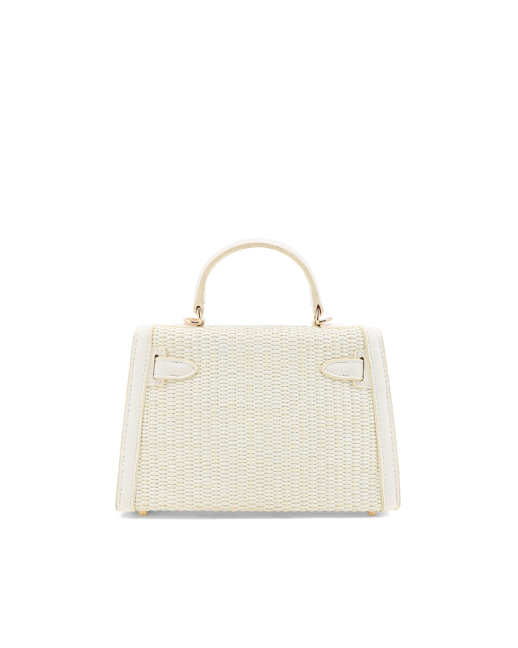 HARIETTE RAFFIA HANDLE BAG - CREAM RAFFIA-BONE-Handbags-Billini-BILLINI USA