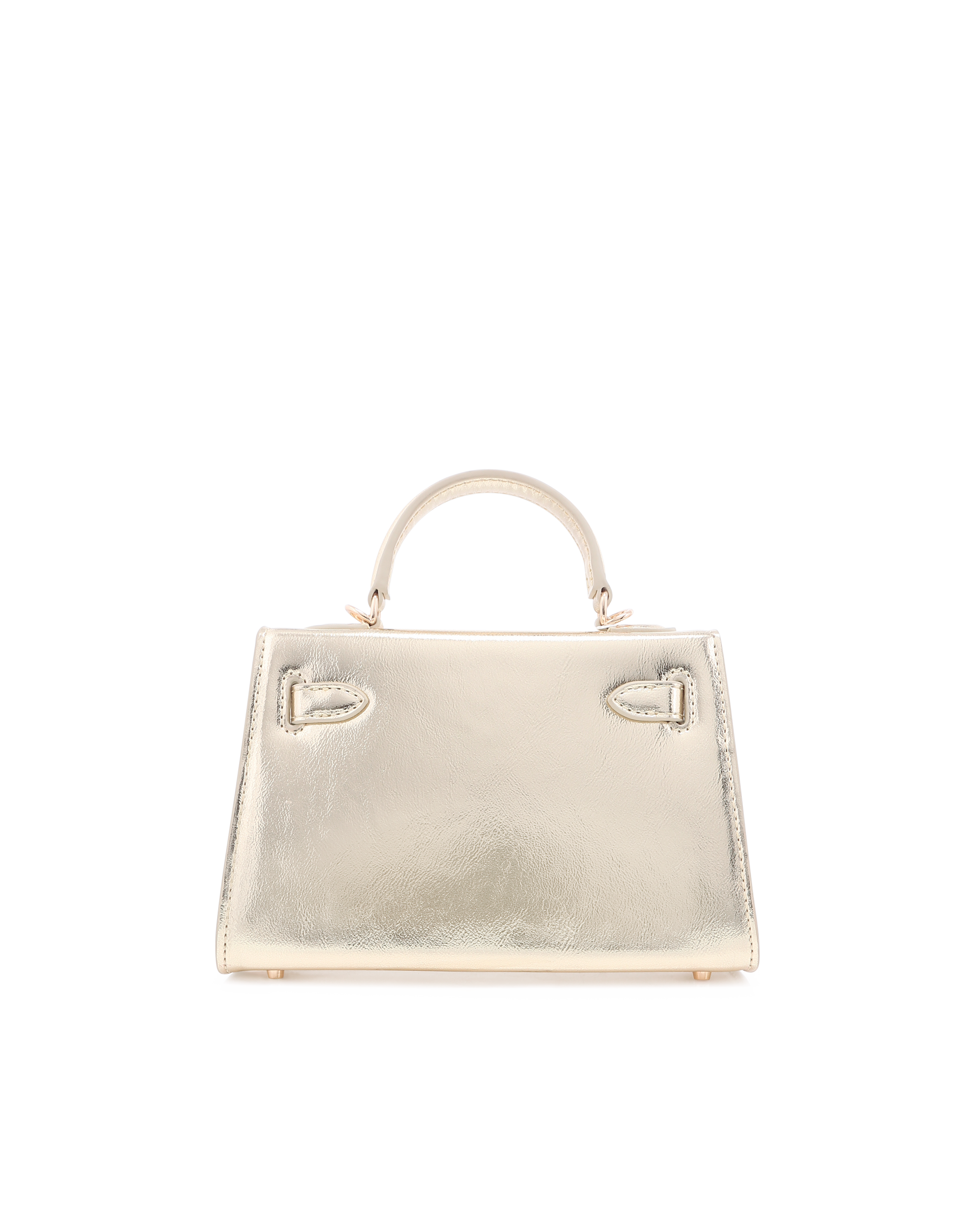 HARIETTE HANDLE BAG - GOLD METALLIC-Handbags-Billini-BILLINI USA