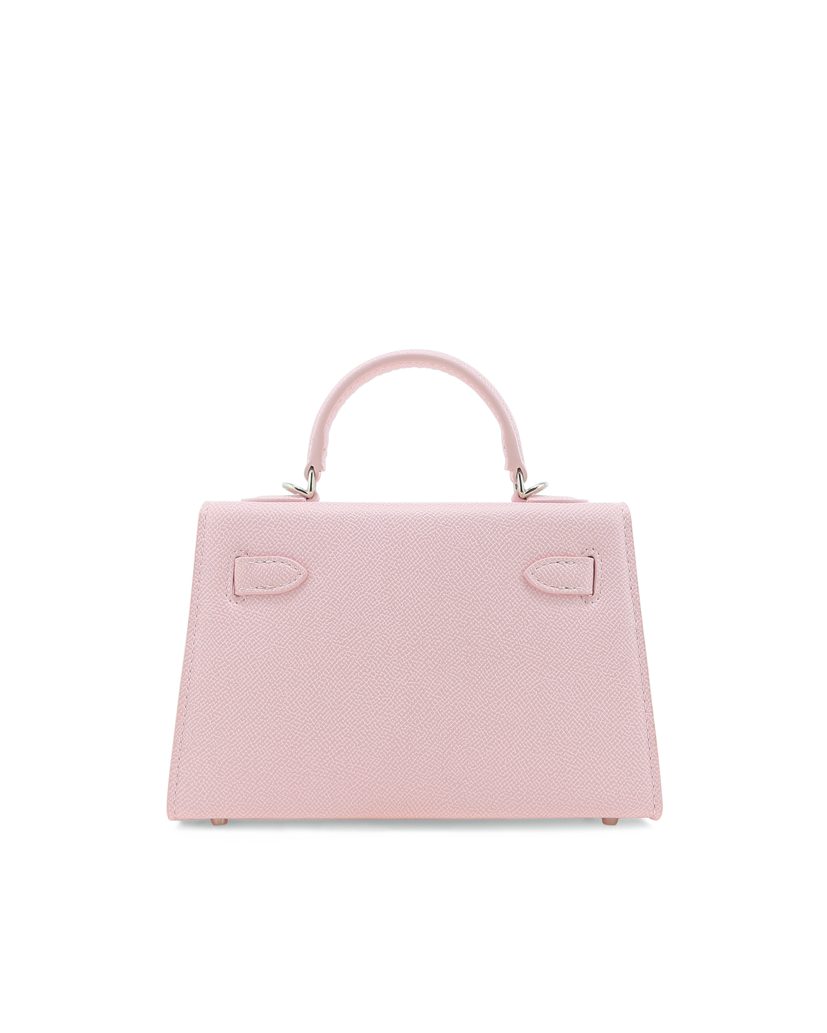 HARIETTE HANDLE BAG - PINK SAFFIANO-SILVER-Handbags-Billini-BILLINI USA