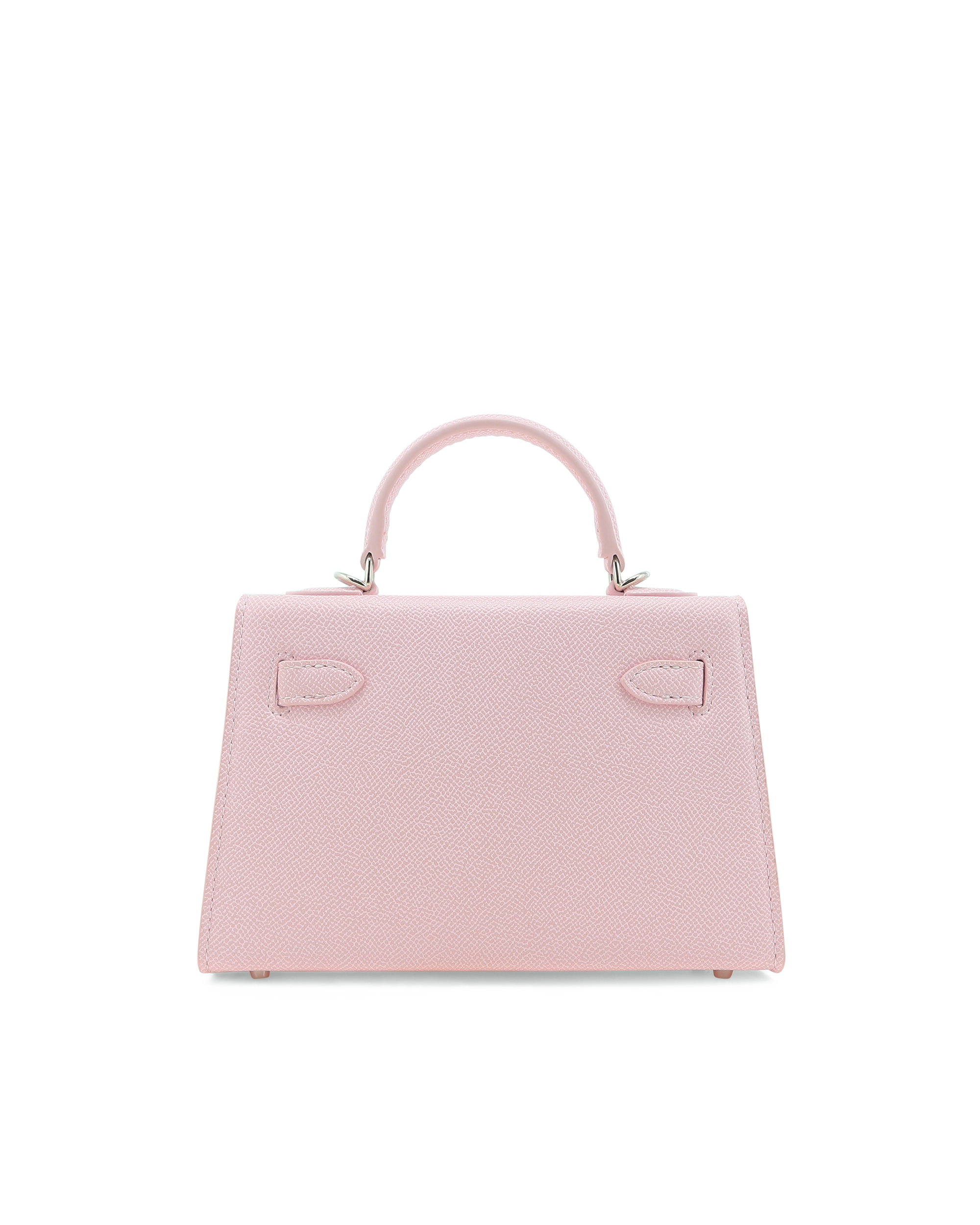HARIETTE HANDLE BAG - PINK SAFFIANO-Handbags-Billini-BILLINI USA