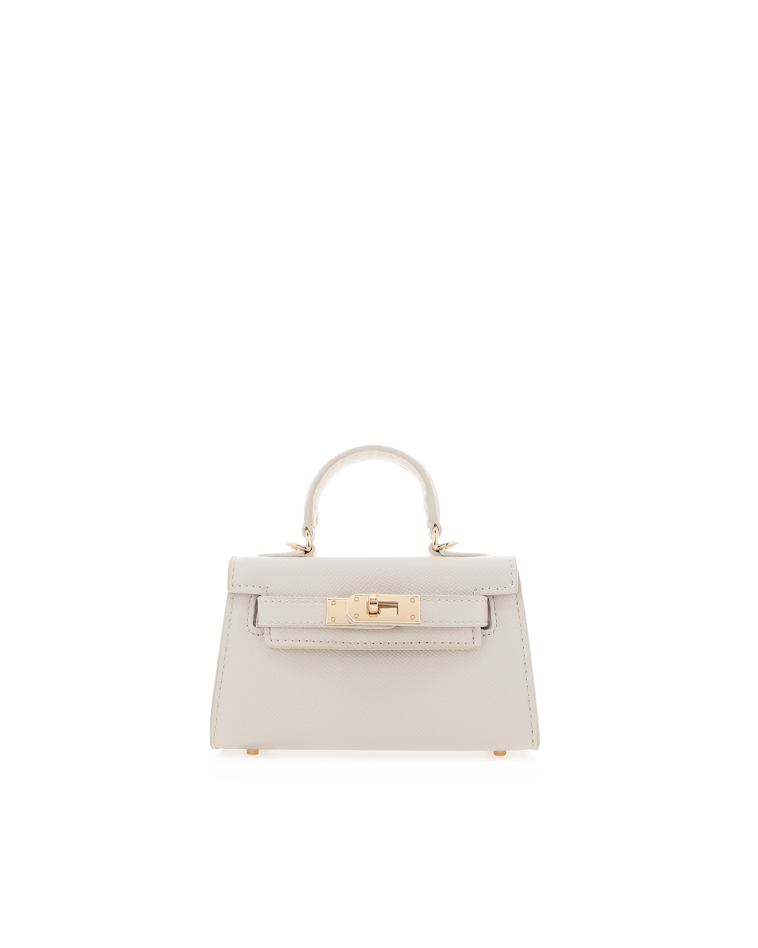 HARIETTE MINI HANDLE BAG - BONE SAFFIANO-Handbags-Billini-BILLINI USA
