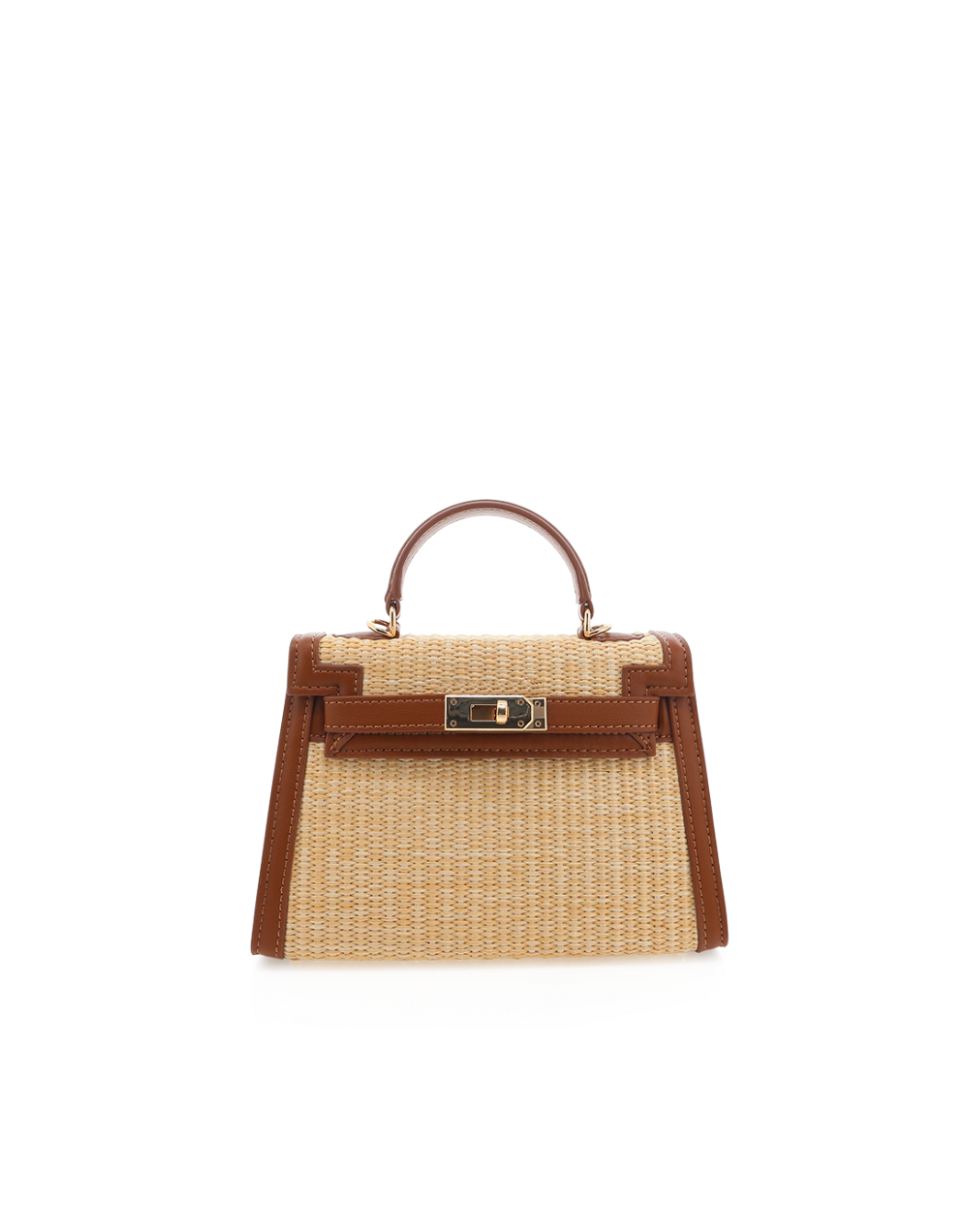 HARIETTE RAFFIA HANDLE BAG - NATURAL RAFFIA-TAN-Handbags-Billini-BILLINI USA