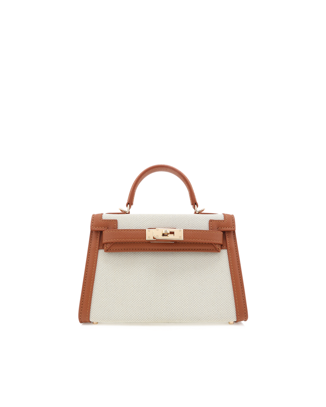 HARIETTE HANDLE BAG - NATURAL LINEN-TAN-Handbags-Billini-BILLINI USA
