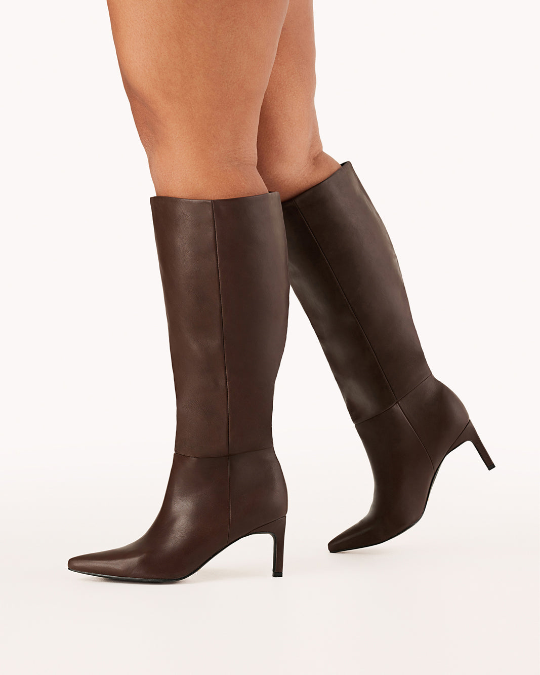HARLEN EXTENDED CURVE - BRUNETTE-Boots-Billini-BILLINI USA
