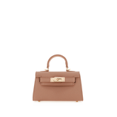 LIGHT TAN SAFFIANO SHINE