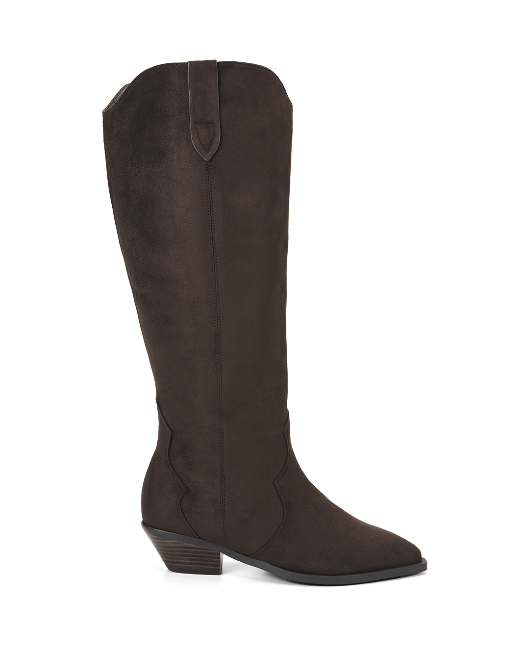 HELIX EXTENDED CURVE - DARK CACAO SUEDE-Boots-Billini-BILLINI USA