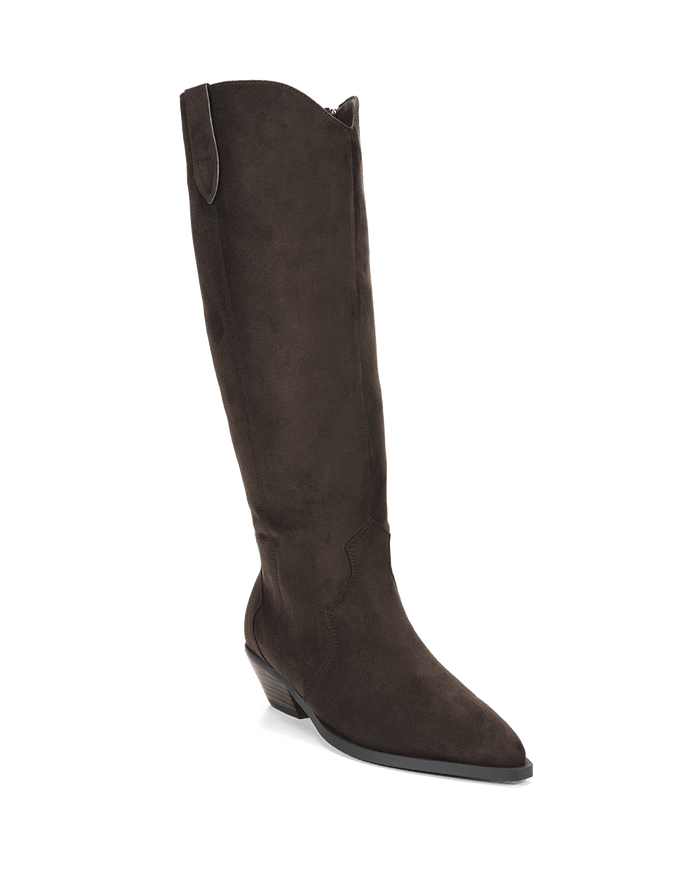 HELIX CURVE - DARK CACAO SUEDE-Boots-Billini-BILLINI USA