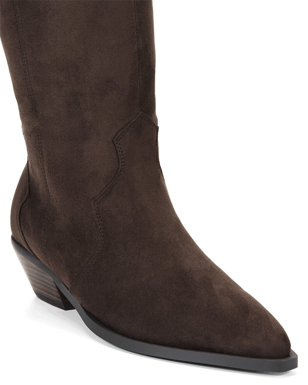HELIX EXTENDED CURVE - DARK CACAO SUEDE-Boots-Billini-BILLINI USA