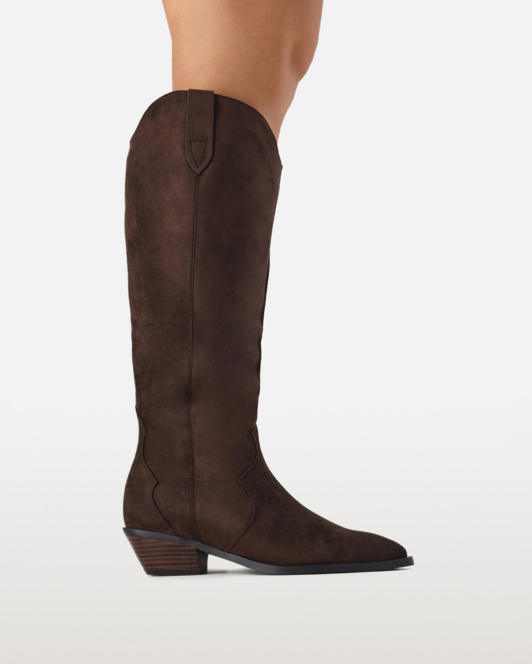 HELIX CURVE - DARK CACAO SUEDE-Boots-Billini-BILLINI USA