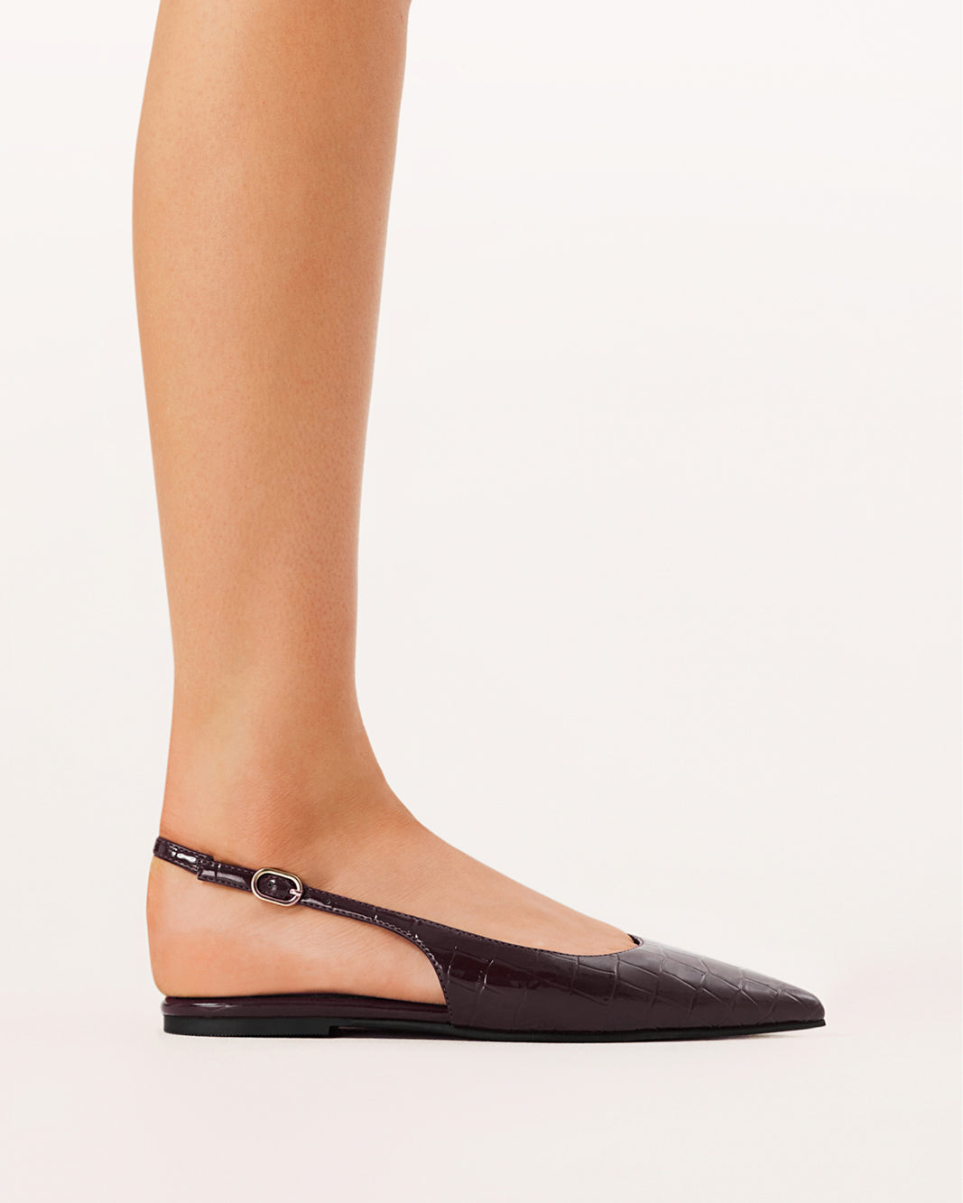 HENNA - DARK CACAO PATENT CROC-Flats-Billini-BILLINI USA