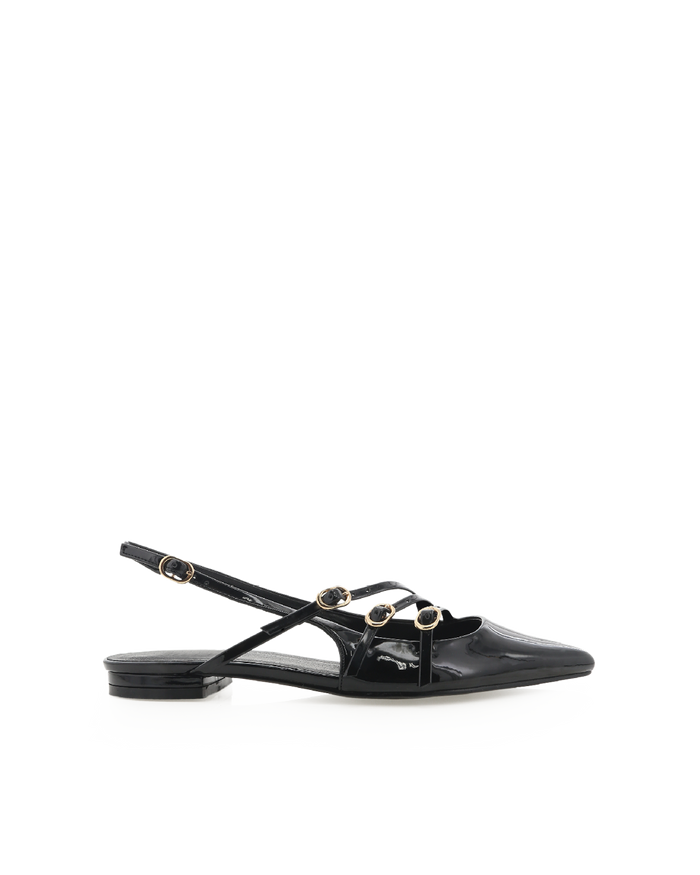 HETTIE - BLACK PATENT-Flats-Billini-BILLINI USA
