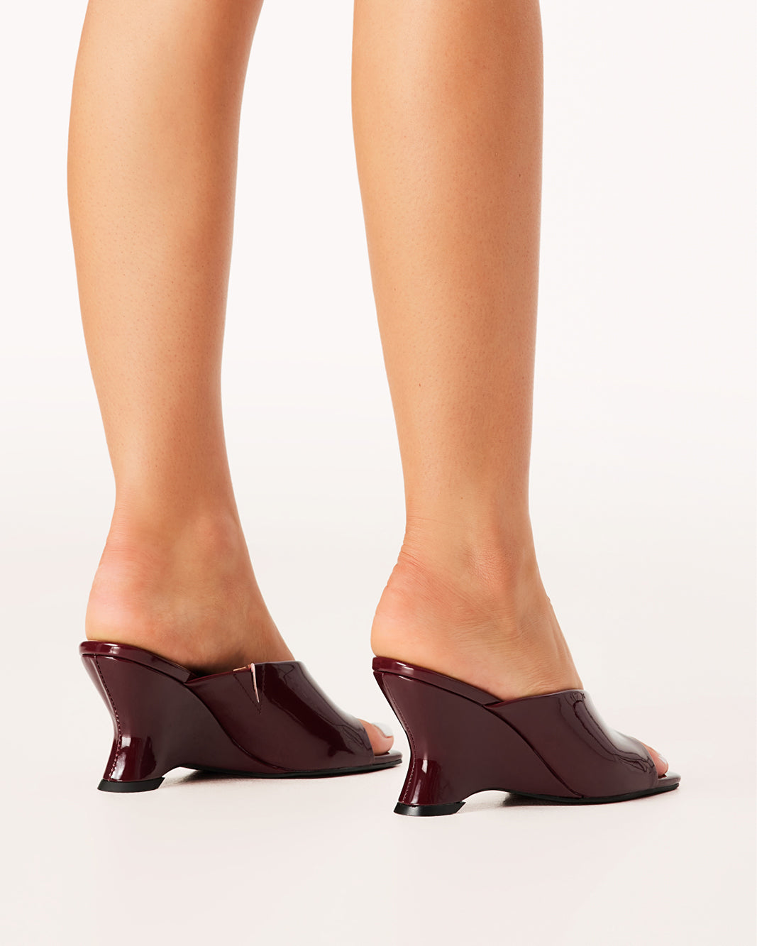 ISELLE - DARK CHERRY PATENT-Wedges-Billini-BILLINI USA