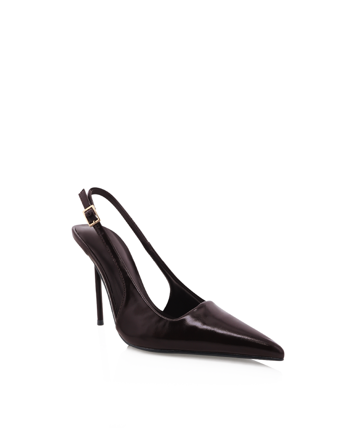 ISIDORE - CHOCOLATE SHINE-PUMPS-Billini-BILLINI USA