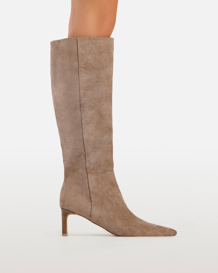 JAELYN - LIGHT BROWN SUEDE-Boots-Billini-BILLINI USA